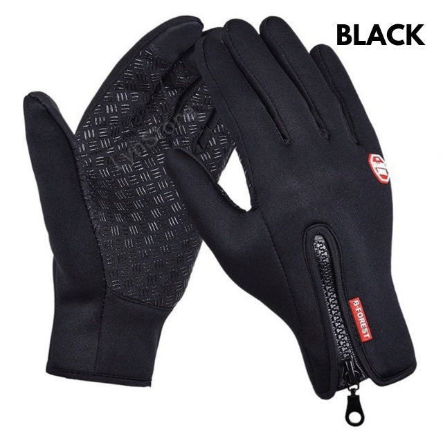 Waterproof Winter Motorcycle Gloves – Touch Screen Riding & Sports Fleece Gloves