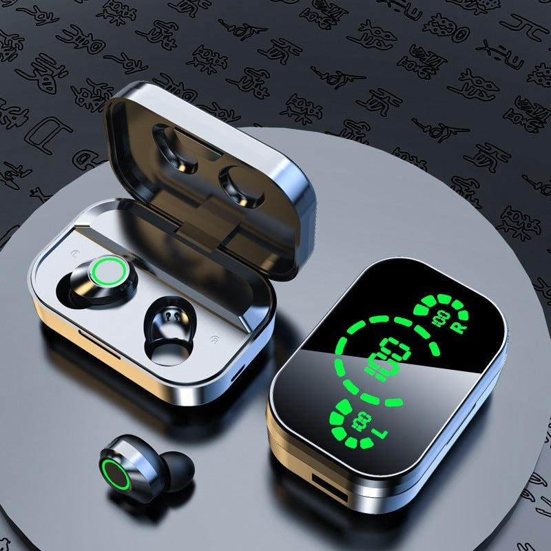 YD03 Wireless Bluetooth 5.3 Earbuds | TWS In-Ear Headset with LED Digital Display