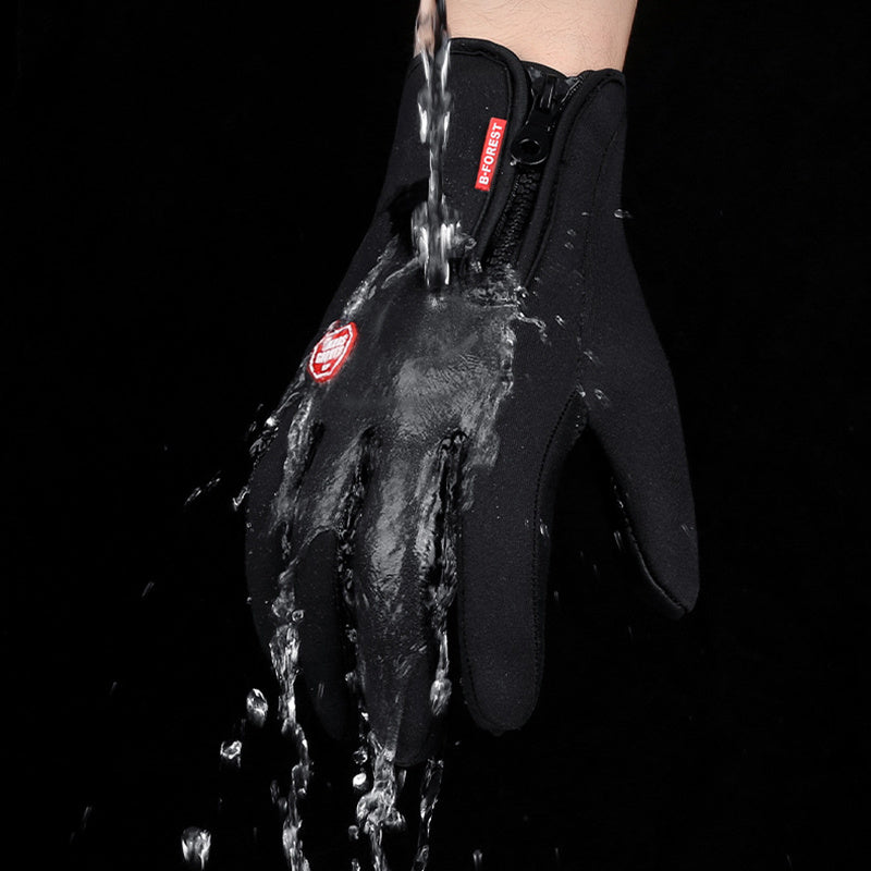 Waterproof Winter Motorcycle Gloves – Touch Screen Riding & Sports Fleece Gloves