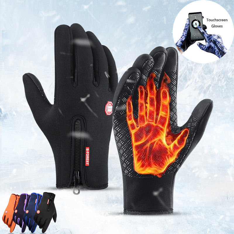 Waterproof Winter Motorcycle Gloves – Touch Screen Riding & Sports Fleece Gloves