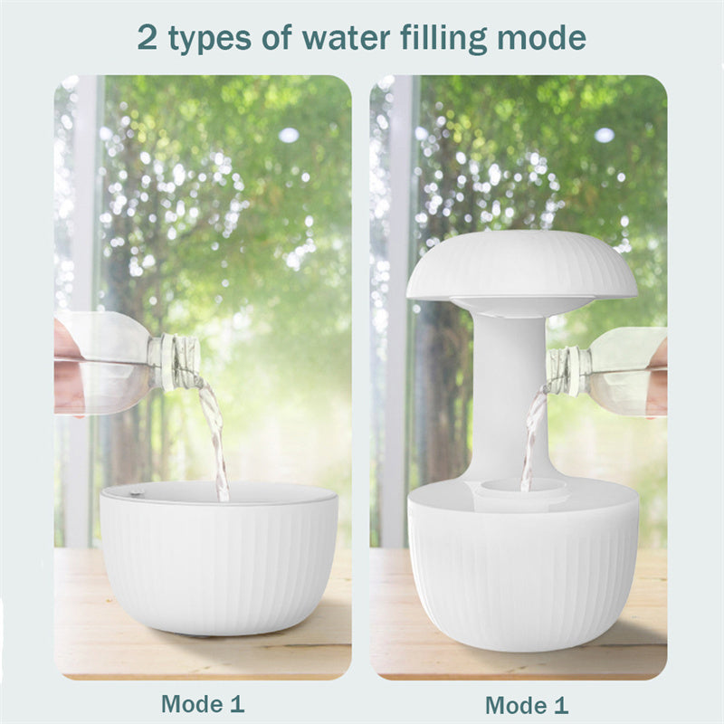 Anti-Gravity Humidifier | Levitating Water Drop Ultrasonic Cool Mist Diffuser | Silent USB Air Purifier
