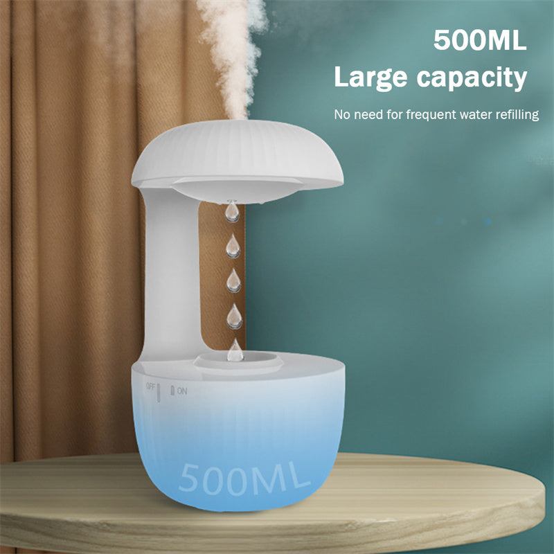 Anti-Gravity Humidifier | Levitating Water Drop Ultrasonic Cool Mist Diffuser | Silent USB Air Purifier