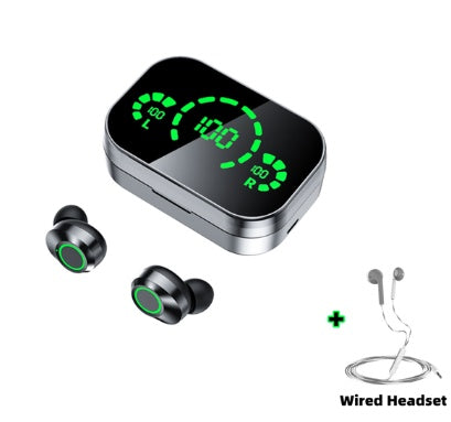 YD03 Wireless Bluetooth 5.3 Earbuds | TWS In-Ear Headset with LED Digital Display